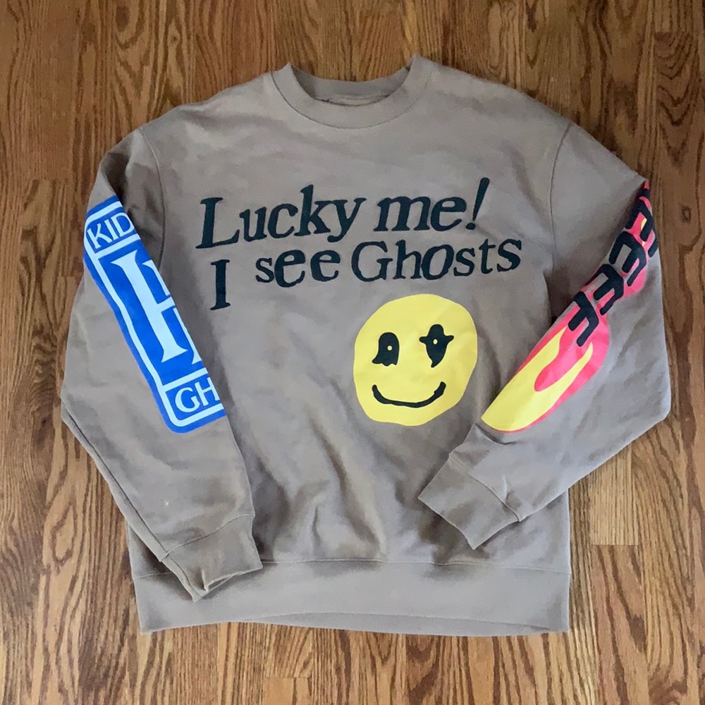 Lucky Me! I See Ghosts Crewneck